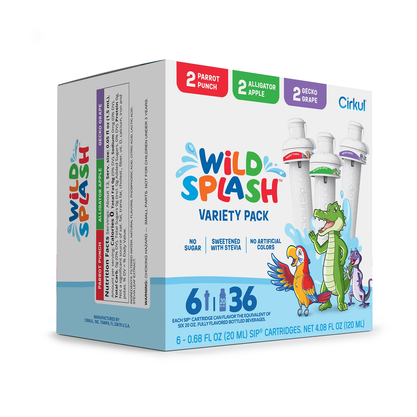 Wild SplashTM 6-Pack Variety Pack